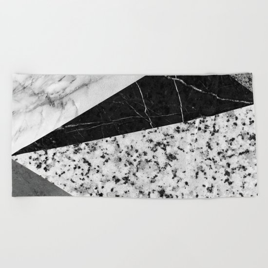 Marble and Granite Abstract Beach Towel