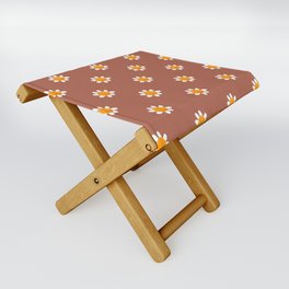 Daisies Folding Stool