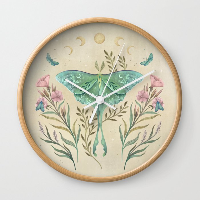 Luna and Forester - Oriental Vintage Wall Clock