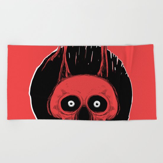 Hungry Rabbit Beach Towel