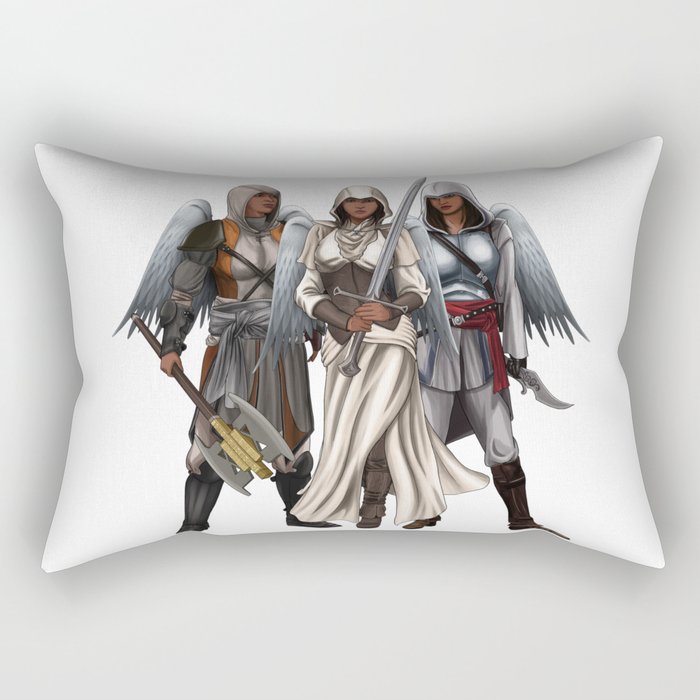 Warrior Angels Rectangular Pillow