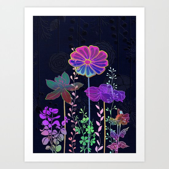 Flower Tales 3 Art Print