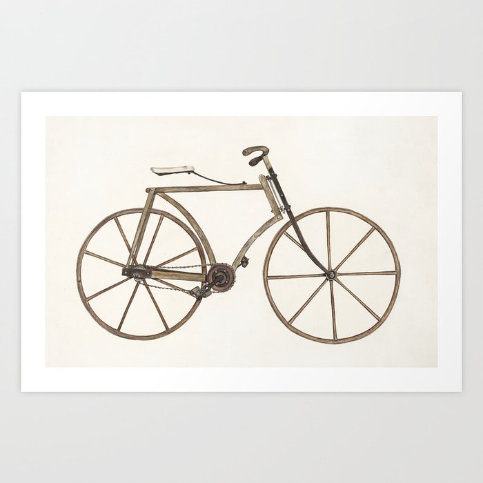 Bicycle – Marjorie Lee Art Print