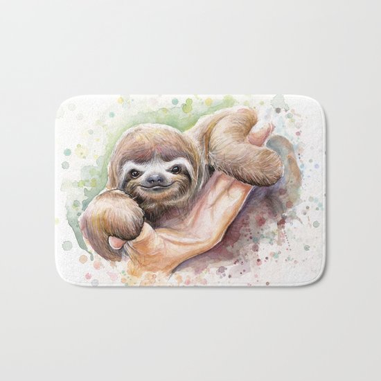 Sloth Bath Mat