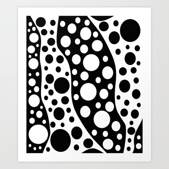 Zebra Spots Art Print