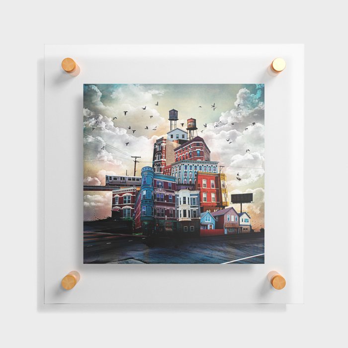 Urban Perspective Floating Acrylic Print