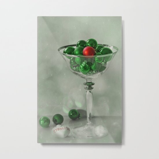 the red bauble Metal Print