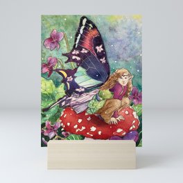 The Violet Faery Mini Art Print