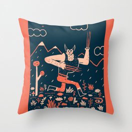 Wolverine is the Snikt Throw Pillow