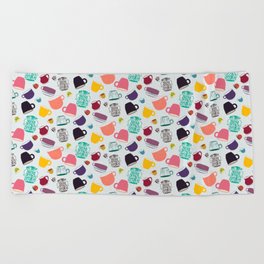 Coffee Lover  Beach Towel