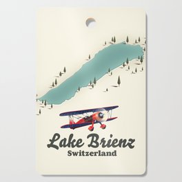 Lake Brienz Switzerland map Cutting Board