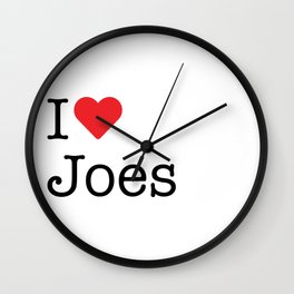 I Heart Joes, CO Wall Clock | Red, Typewriter, Graphicdesign, Iheartjoes, Heart, Joes, Co, Colorado, Ilovejoes, Love 