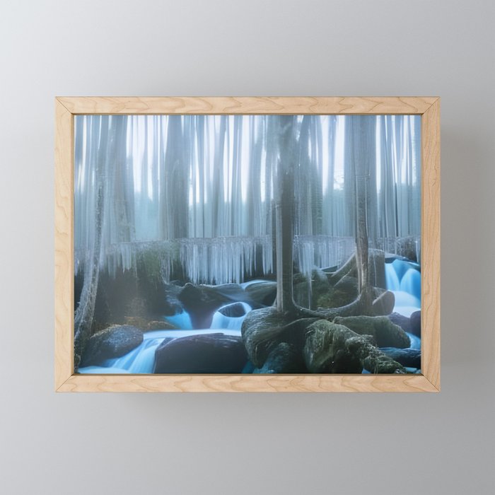 A Place for Deep Self-Reflection Framed Mini Art Print