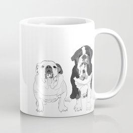 English Bulldog Brothers Coffee Mug | Dog, Bros, Framedprint, Englishbulldogs, T Shirt, Iphonecase, Dogs, Digital, Art, Wallart 