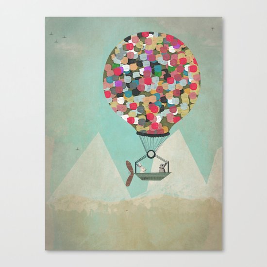 a little adventure Canvas Print