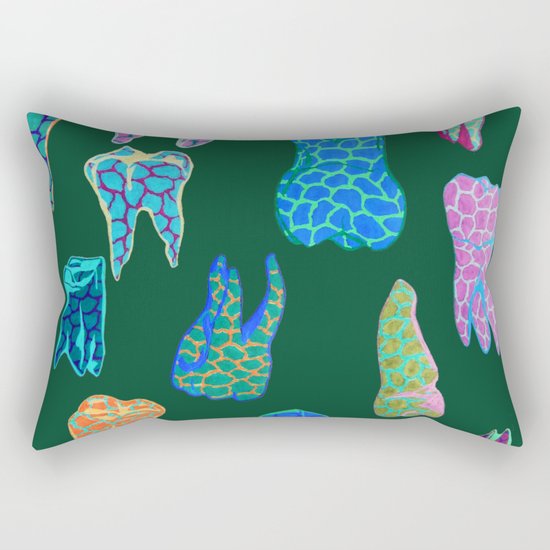 Teeth 2 Rectangular Pillow