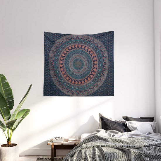 AamiraA Hippie White Star Mandala Tapestry Bohemian Wall Hanging Throw Dorm 