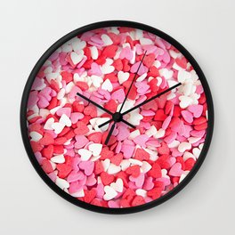 Heart Sprinkles | Sweets Wall Clock