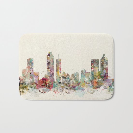 Atlanta georgia skyline Bath Mat