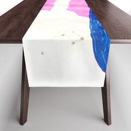 blue&pink Table Runner