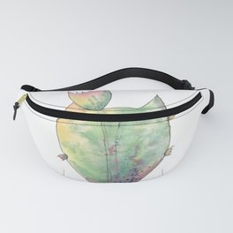 Thanksgiving cactus watercolor 2 Fanny Pack
