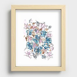 July Bouquet  Recessed Framed Print