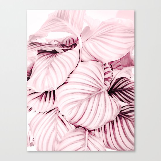 Long embrace - pink Canvas Print