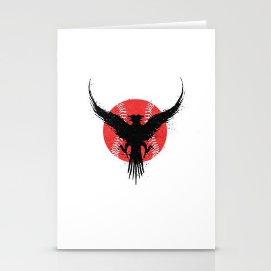 Eagle baseball Stationery Cards