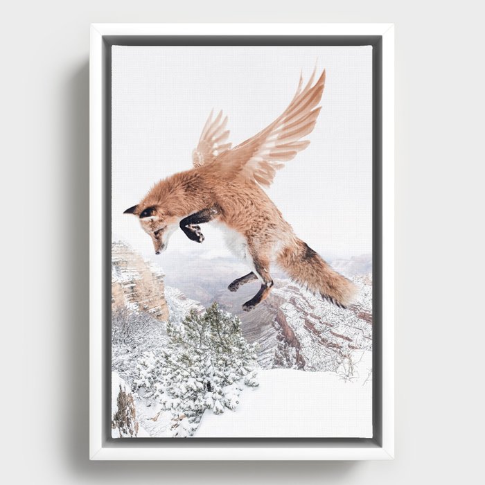 Flying Fox Framed Canvas