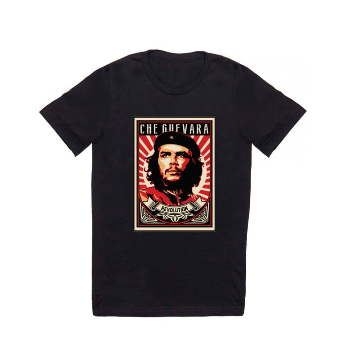 Graphic T-Shirt | Che Guevara - Viva La Revolucion by Monolyn - Grey Tie-Dye - Medium - Classic T-shirts - Full Front Graphic - Society6