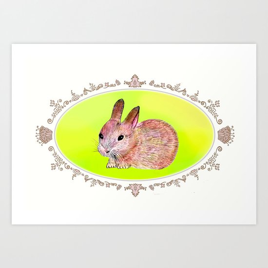 Easter Bunny Art Print