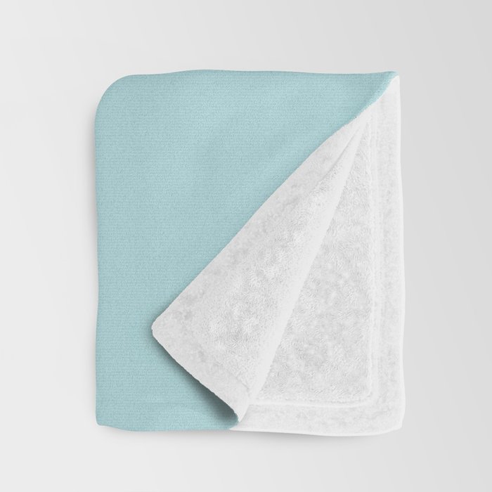 Robins egg blue throw blanket deals