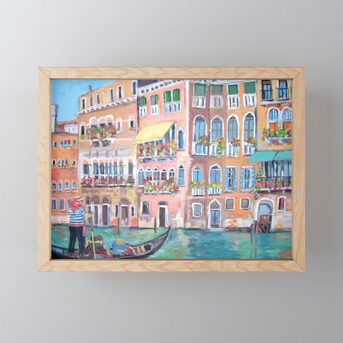 The Grand Canal Framed Mini Art Print