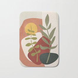 Two Abstract Branches Bath Mat
