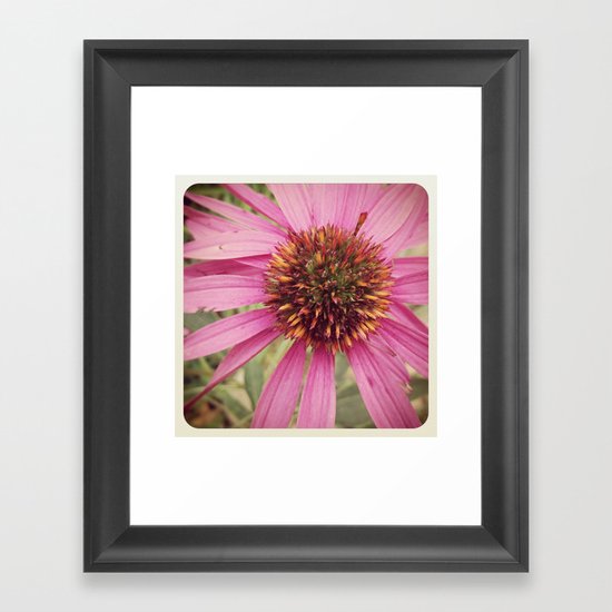 Flower Framed Art Print