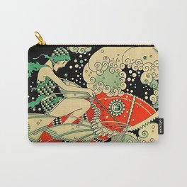 “Water” Art Deco By J Carlos Carry-All Pouch | Periodicals, Cartoon, Underwater, Seaweed, Whimsical, Fish, Comic, Painting, Water 