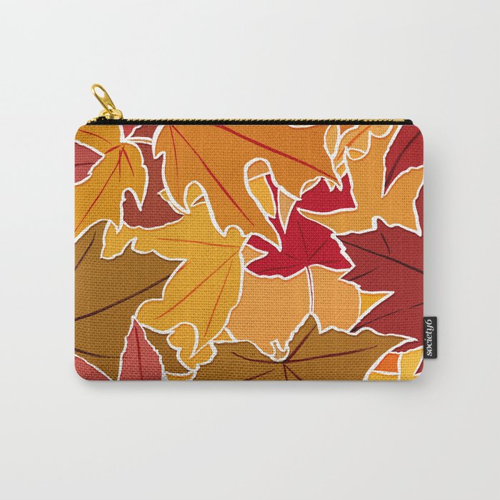 Autumn Leaves Carry-All Pouch