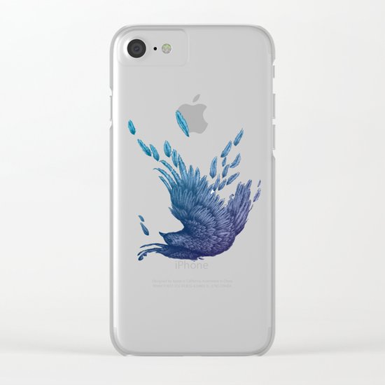 Midnight Falling Clear iPhone Case