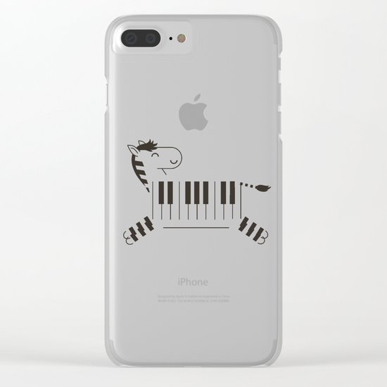 Life is like a piano Clear iPhone Case