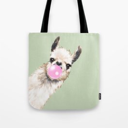 Fatto a mano in Tela Cerata Tote Bags By Nikki'S ORIGINAL Totes Alpaca/LLAMA in Gloss 