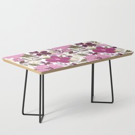 Plum Dreams Pattern Coffee Table