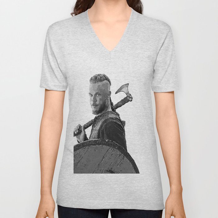 Ragnar Lothbrok V Neck T Shirt