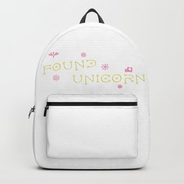 Found Unicorn Backpack