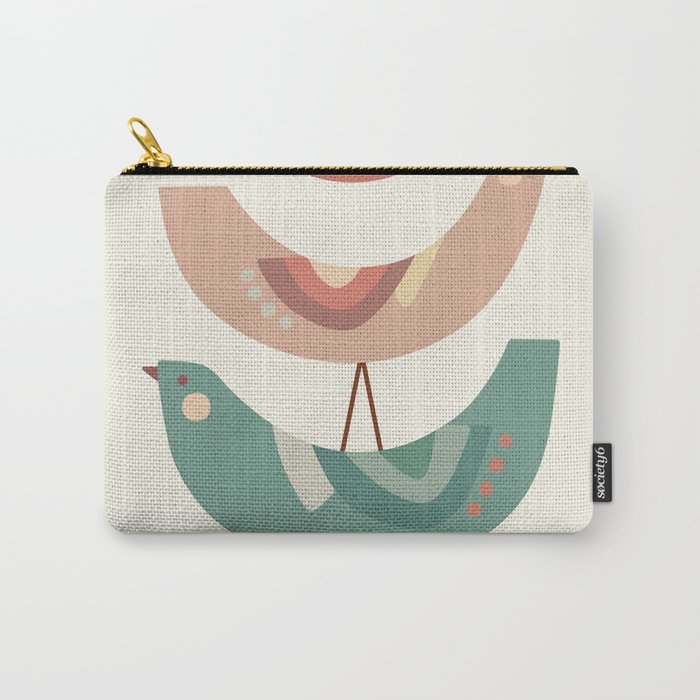 Stacking birds Carry-All Pouch