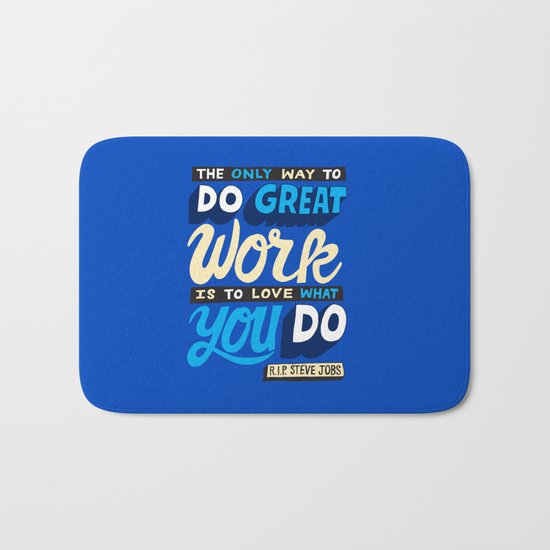 RIP Steve Jobs Bath Mat