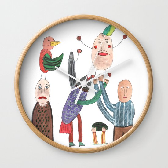 Crazy Egg. Wall Clock
