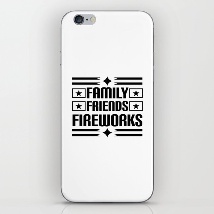 Family Friends Fireworks iPhone Skin