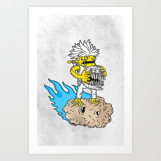 60 go 40 Art Print