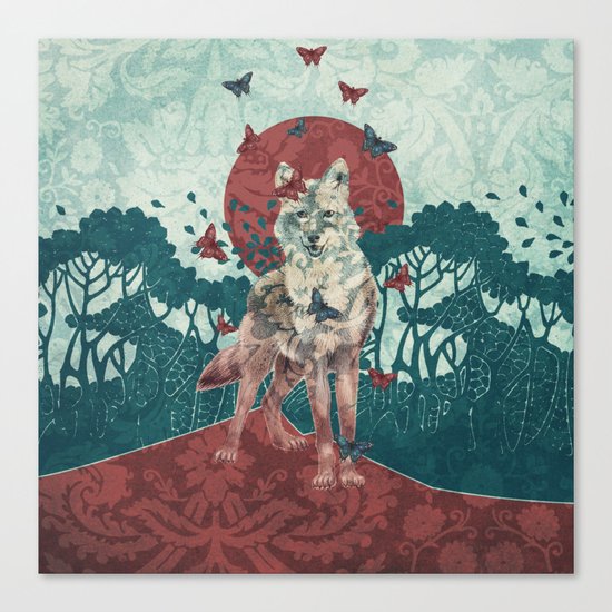 Lady Butterfly Canvas Print