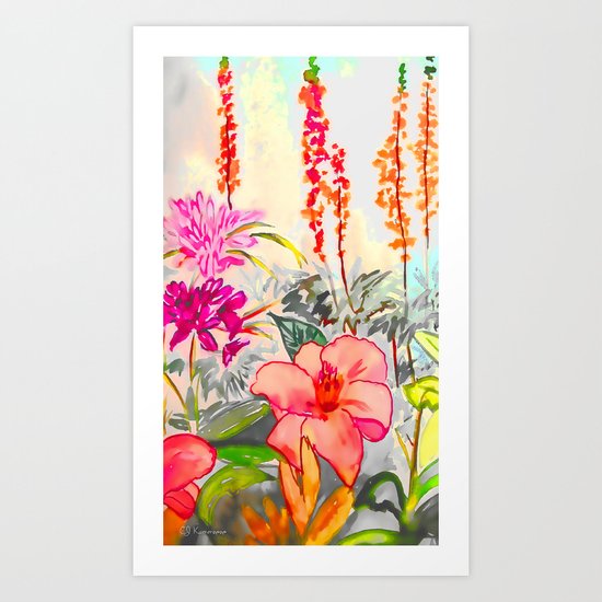 Watercolor Floral Art Print